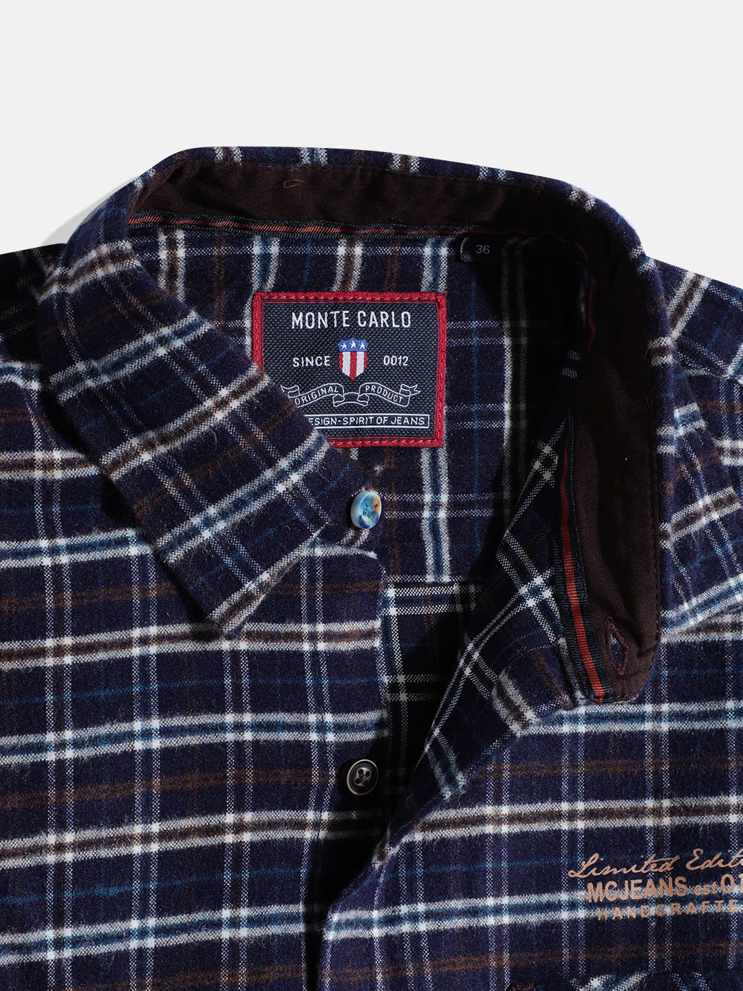Monte Carlo Boys Checked Casual Smart Fit Shirt