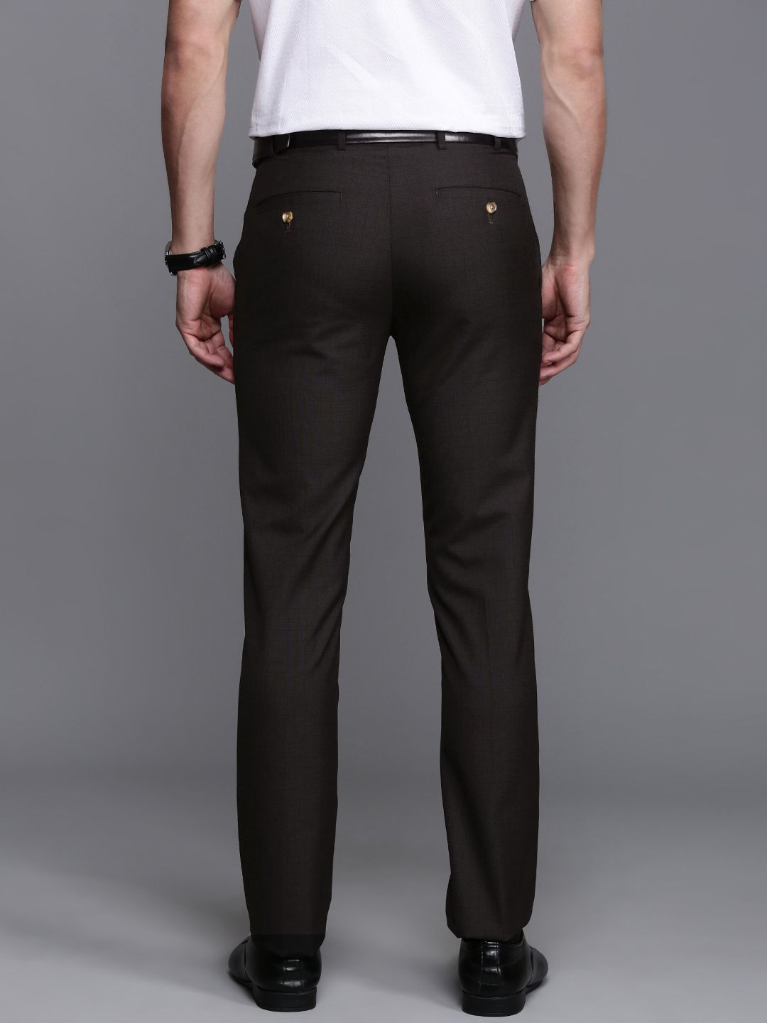 Raymond Men Slim Fit Formal Trousers