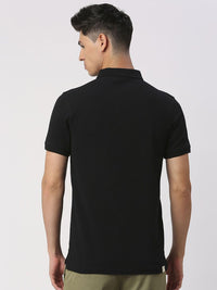 Being Human Men Polo Collar Solid T-shirt