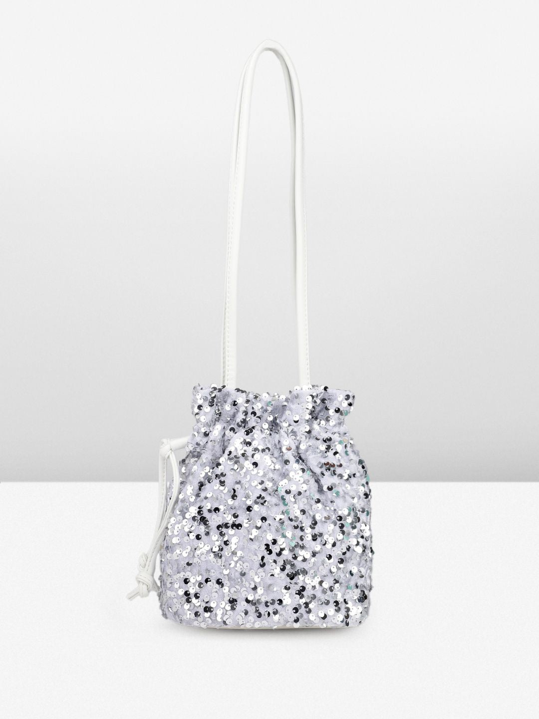 DressBerry Embellished Bucket Shoulder Bag