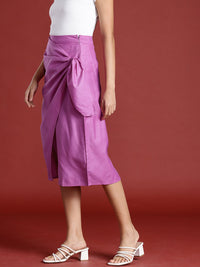 all about you Wrap Tie-Up Skirt