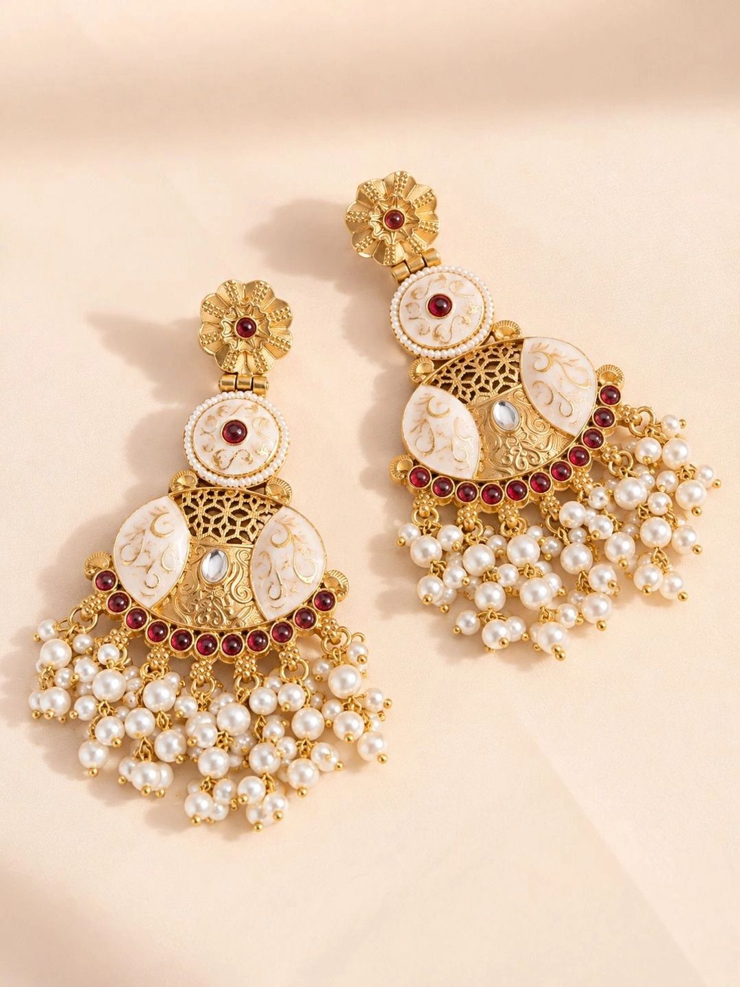 PANASH Circular Drop Earrings