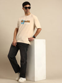 Being Human Brand Logo Printed Pure Cotton T-shirt