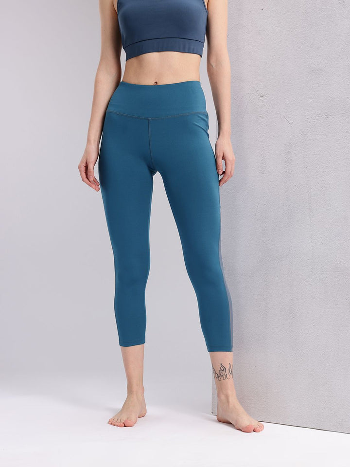 HRX by Hrithik Roshan Women Rapid-Dry Mesh Yoga Tights