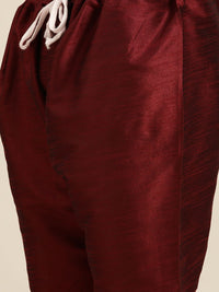 SOJANYA Men Maroon Kurta with Churidar