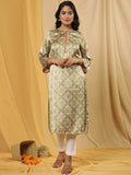 W Ethnic Motifs Printed Regular Kurta with Trouser