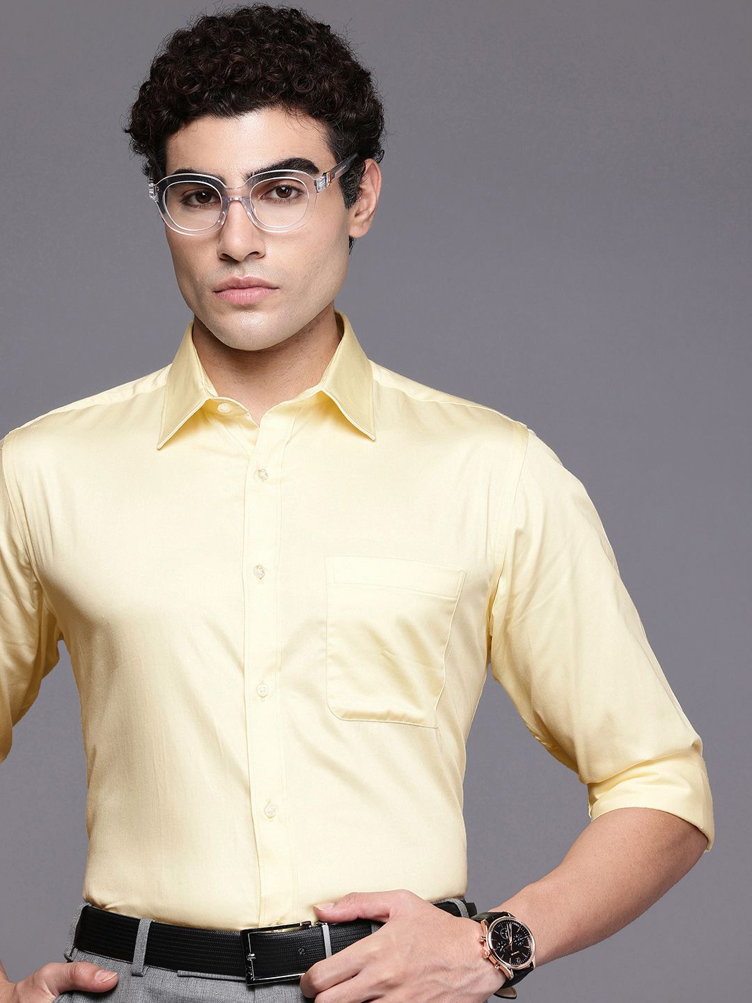 Raymond Pure Cotton Slim Fit Formal Shirt