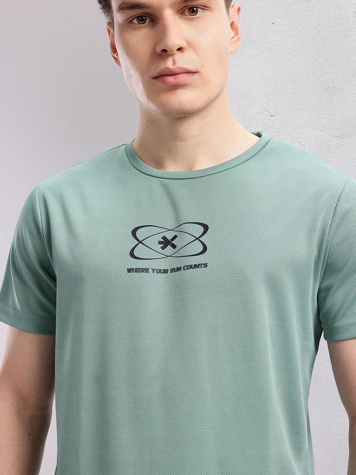 HRX by Hrithik Roshan Men Typography Printed Rapid-Dry Running T-shirt