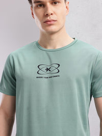 HRX by Hrithik Roshan Men Typography Printed Rapid-Dry Running T-shirt
