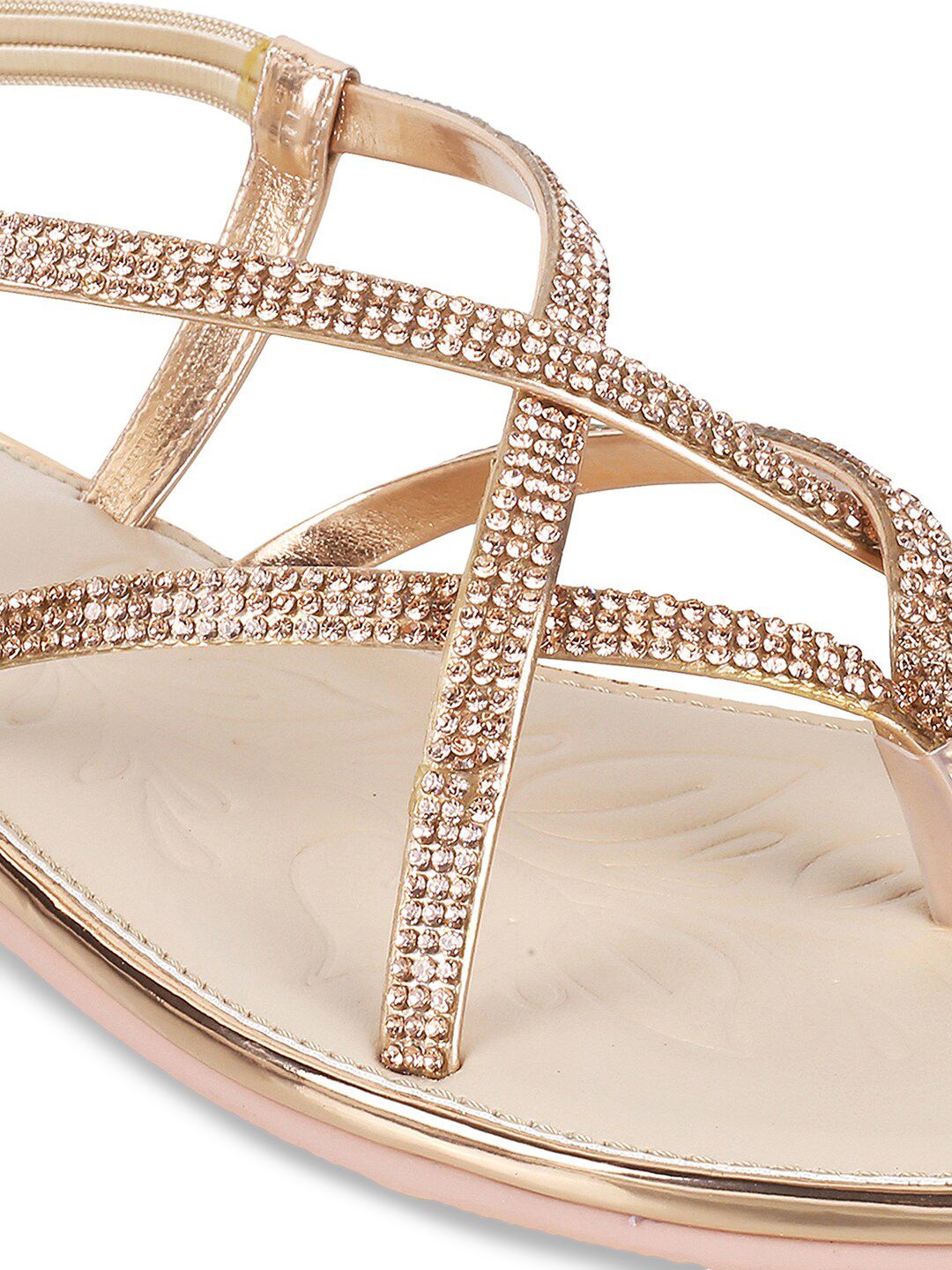 Mochi Embellished One Toe Flats
