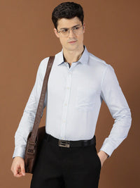 Thomas Scott Classic Slim Fit Micro Ditsy Printed Cotton Formal Shirt