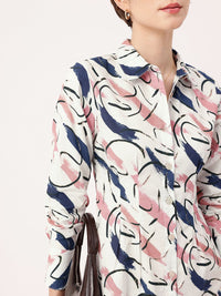 DressBerry Artsy Vibes Galore Street Smart Shirt Style Dress