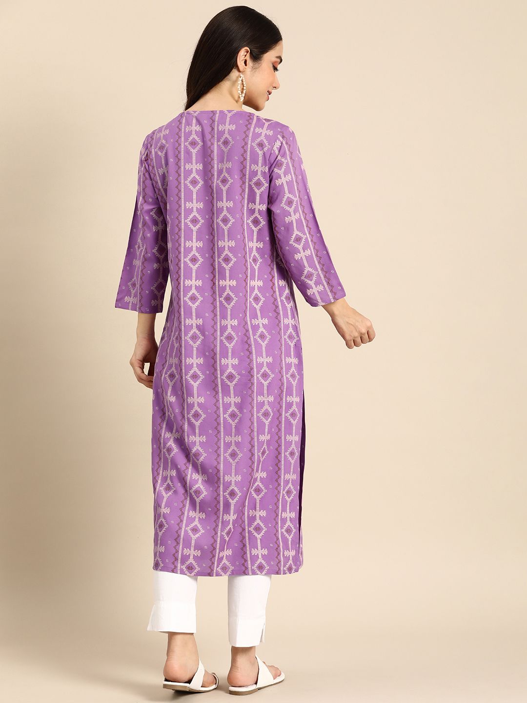 Anouk Ethnic Motifs Printed Kurta