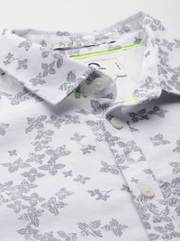 Being Human Classic Slim Fit Floral Printed Casual Shirt