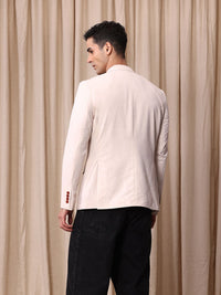Mr. Bowerbird Floral Embroidered Notched Lapel Casual Blazer