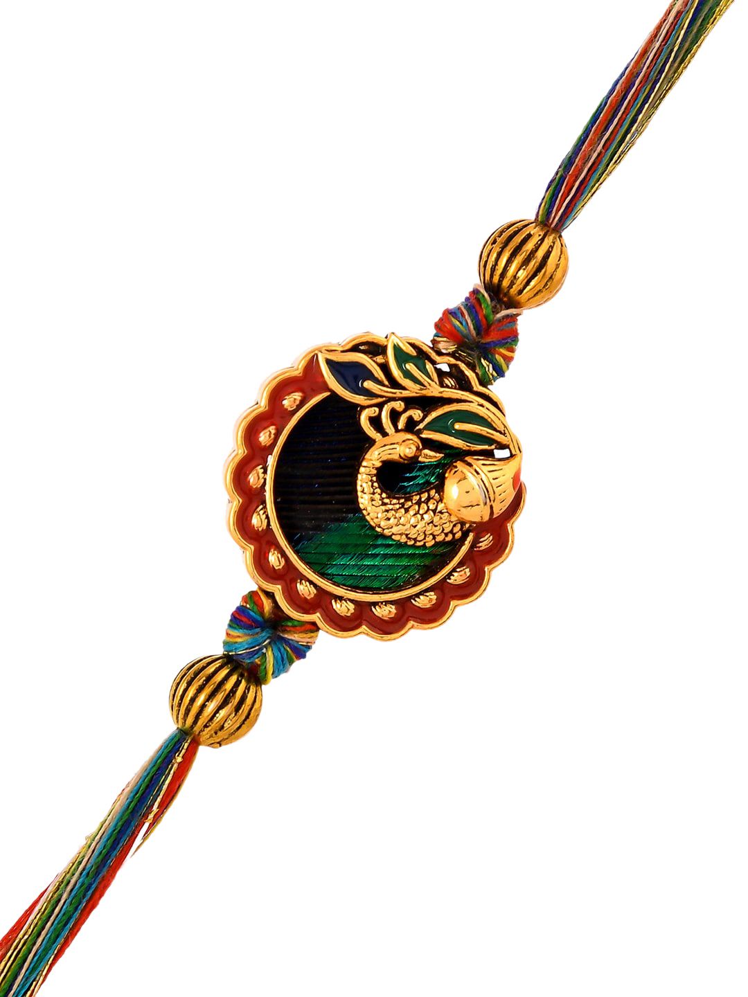 Rakhi Berhias Motif Merak Voylla