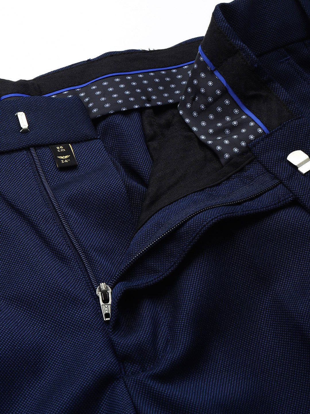 Park Avenue Self Design Single-Breasted 3 Piece Party Suit
