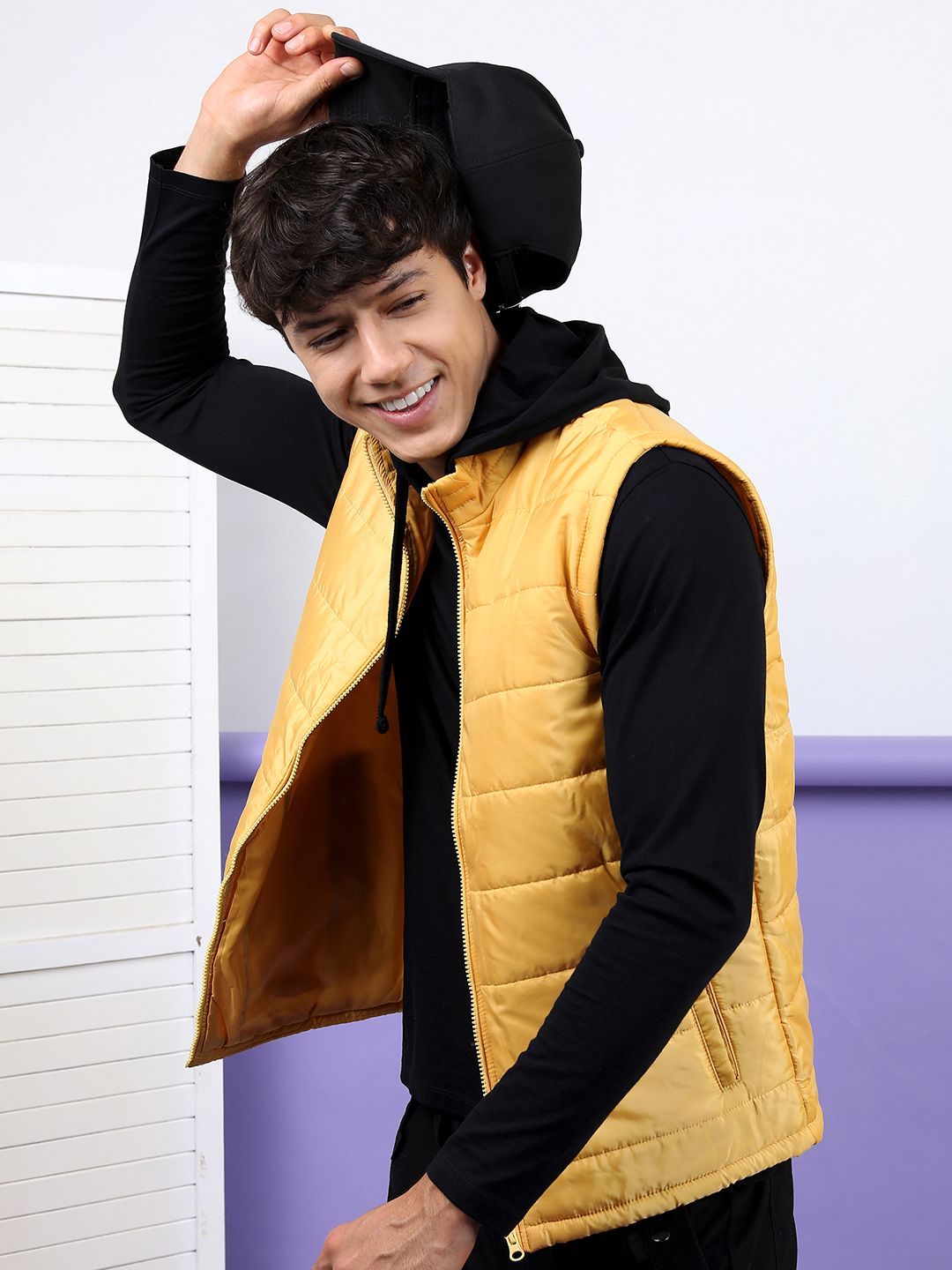 HIGHLANDER Men Mustard Padded Jacket