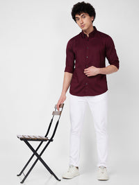 SPYKAR Long Sleeves Regular Fit Cotton Opaque Casual Shirt