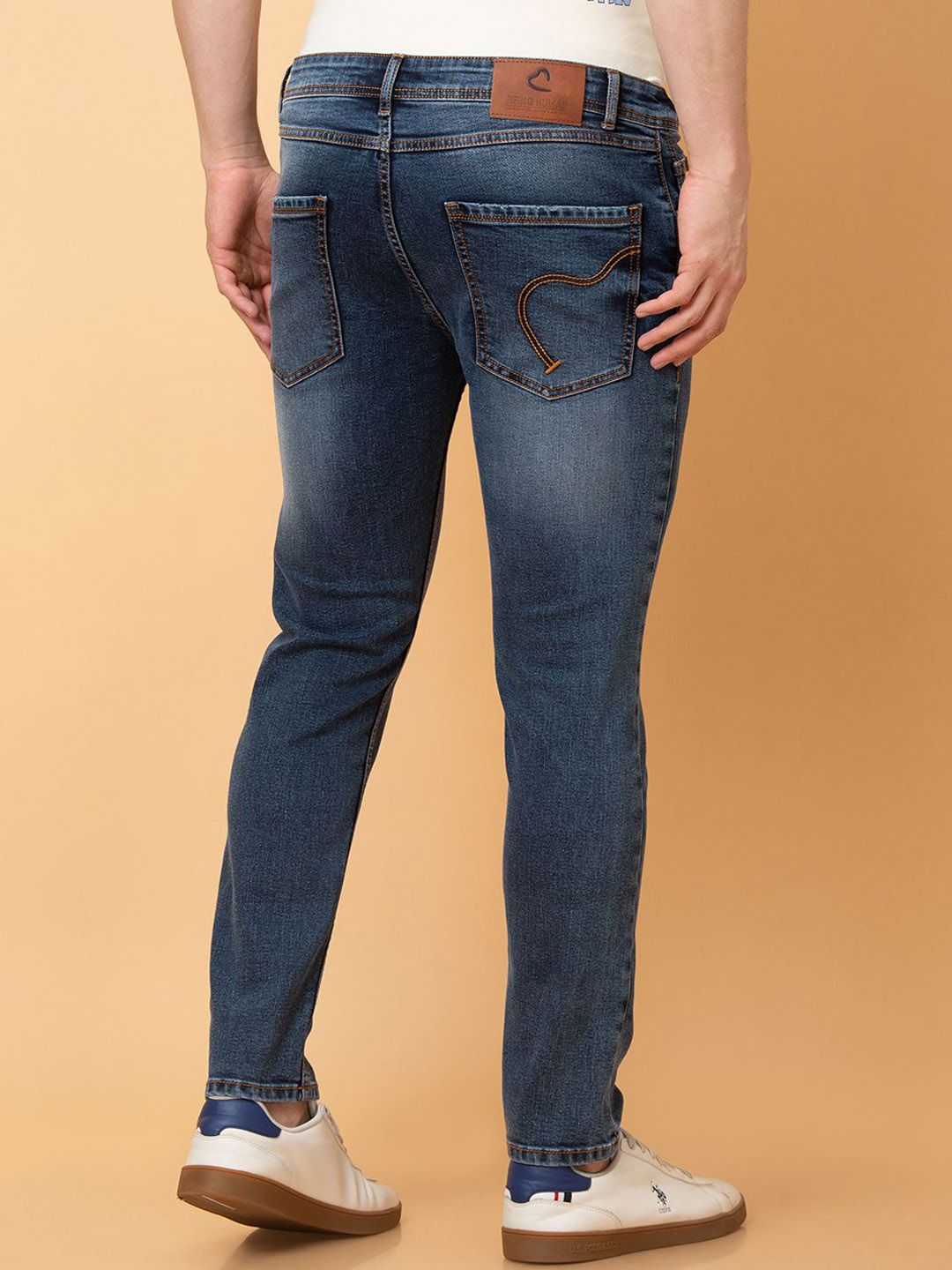 Being Human Men Low Distress Heavy Fade Jeans