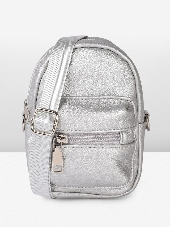 DressBerry Textured Structured Sling Bag