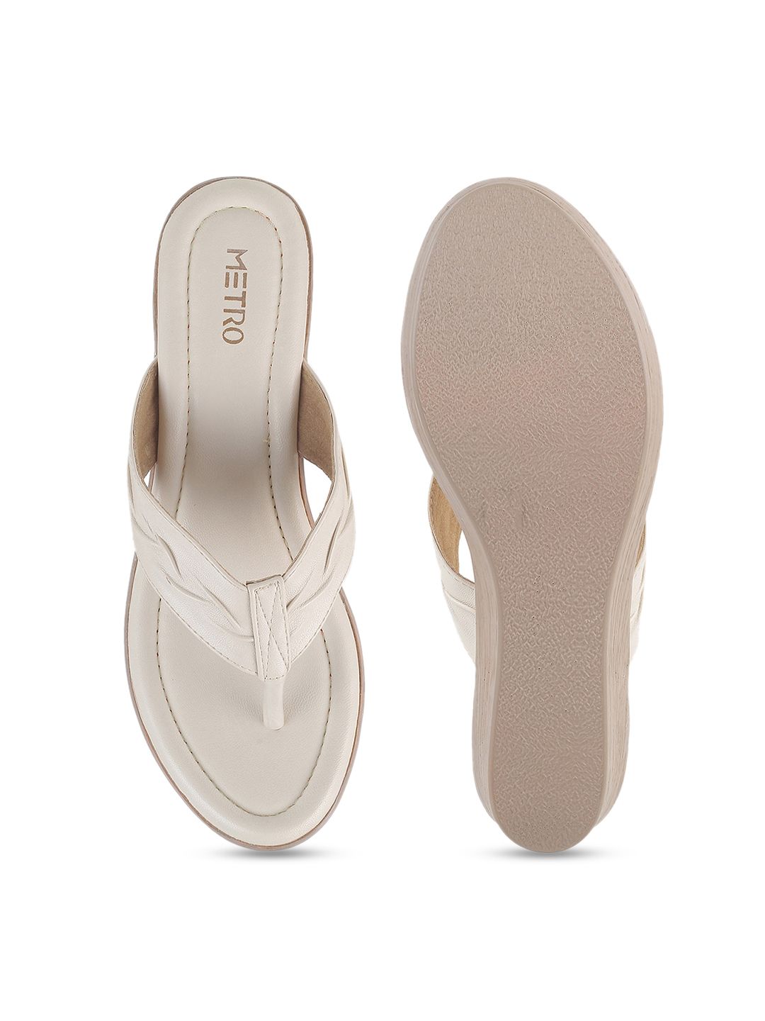 Metro Printed Wedge Peep Toes