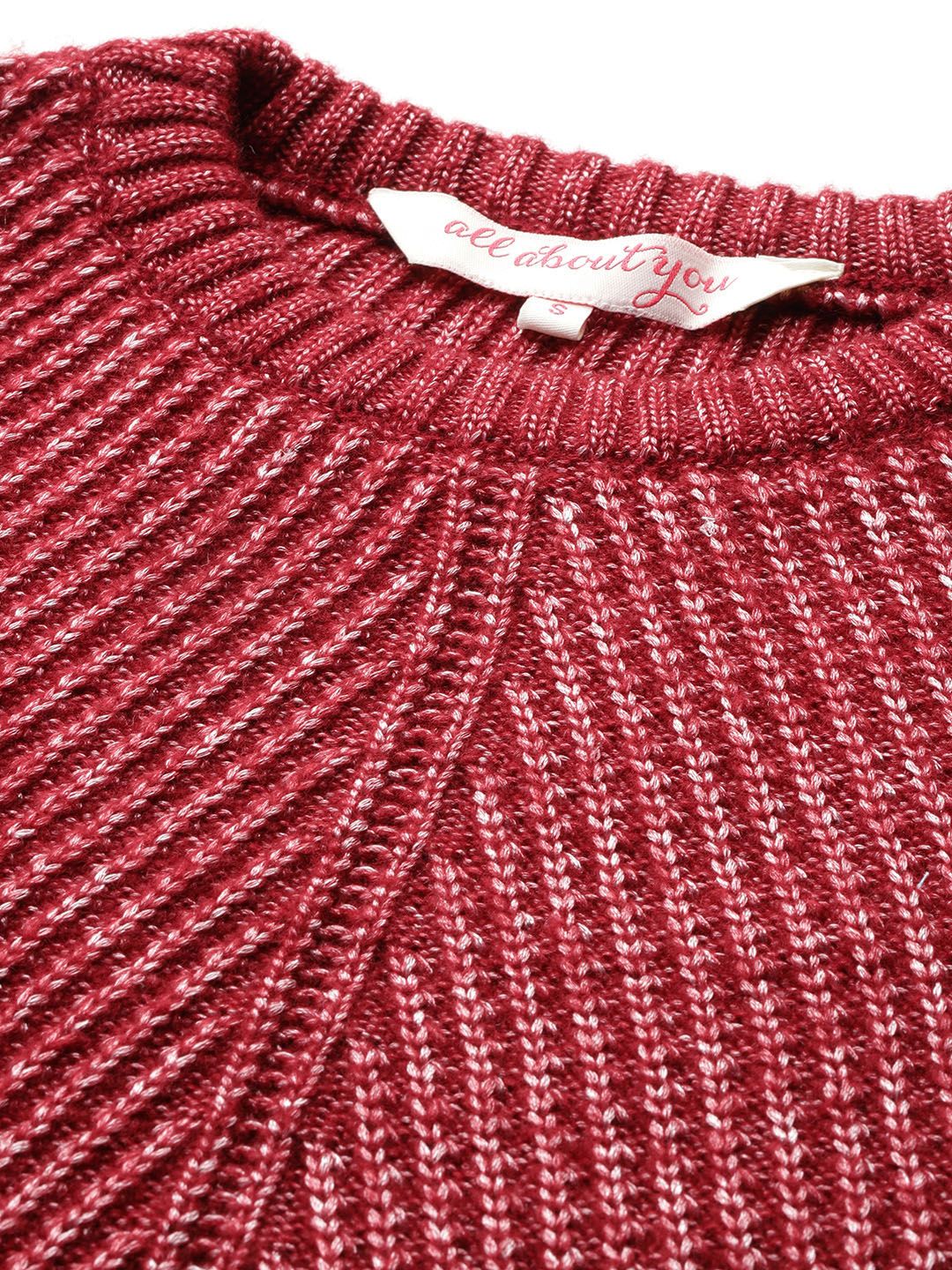 all about you Acrylic Knitted Pullover