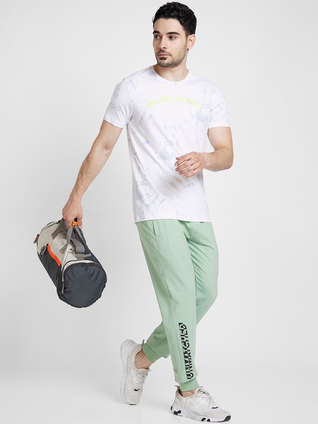SPYKAR Men Slim Fit Cotton Joggers