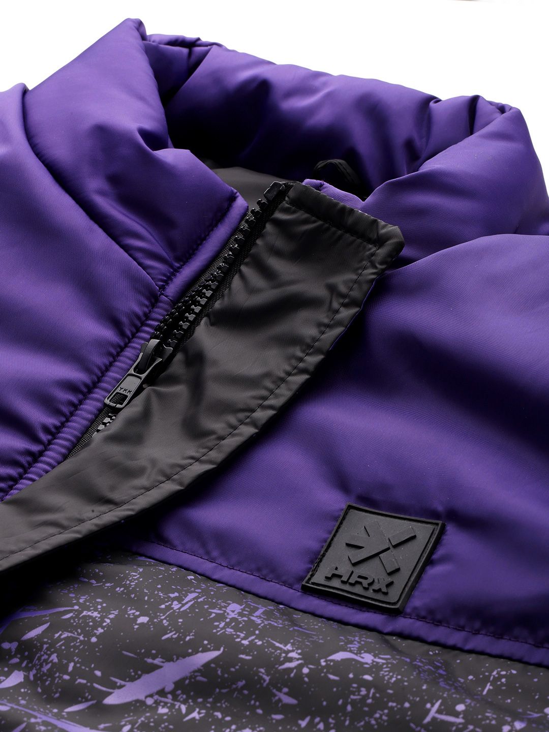 HRX by Hrithik Roshan Lifestyle Abstract Print Padded Jacket