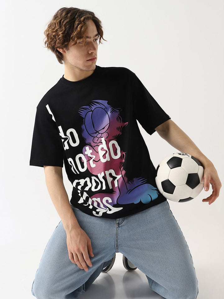 Bewakoof Men Pure Cotton & Oversized Printed T-shirt
