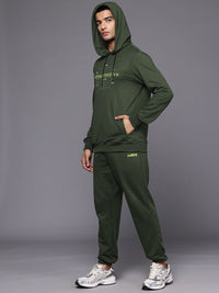 HRX by Hrithik Roshan Men Printed Hooded Lifestyle Tracksuit