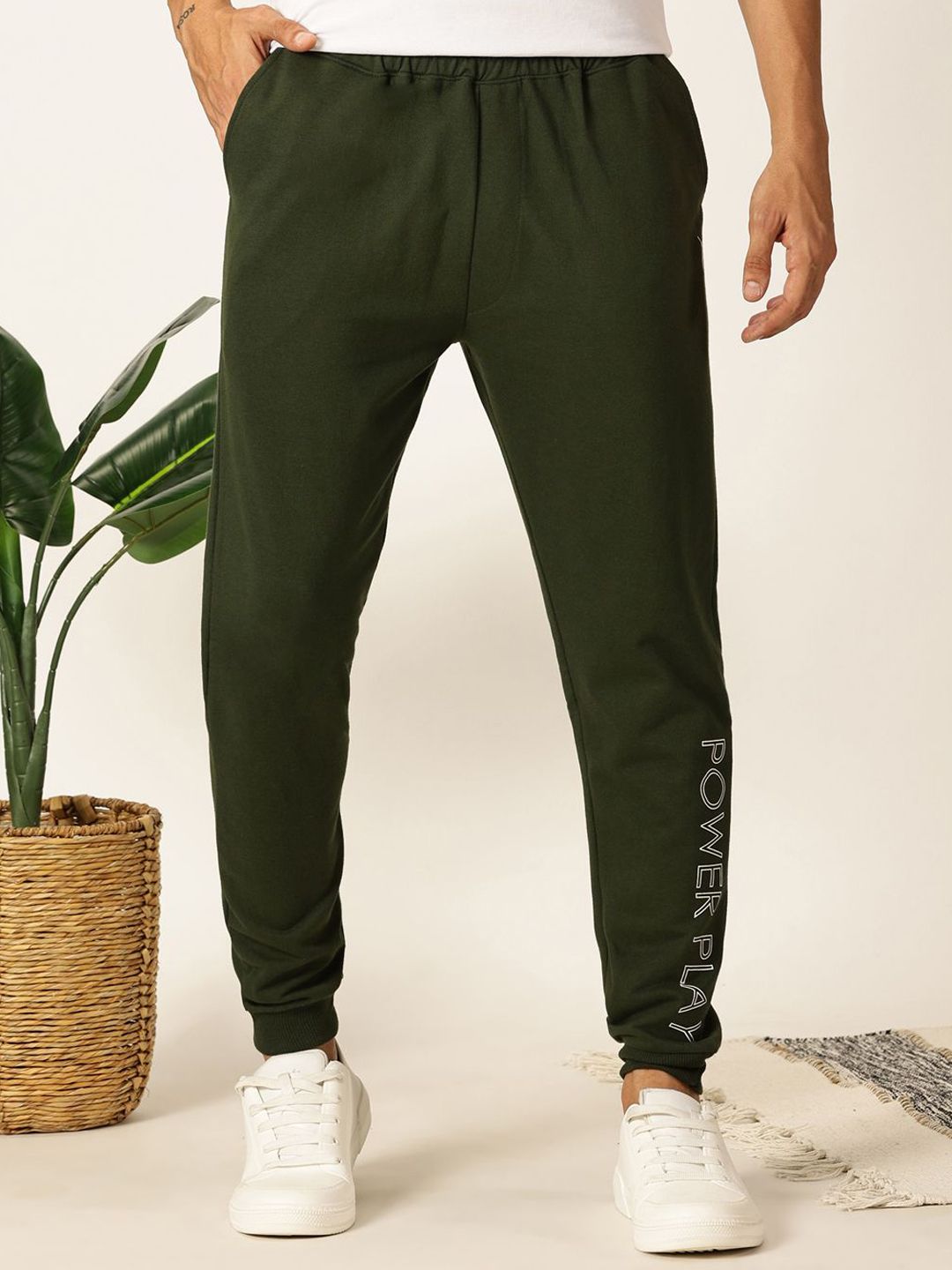 Thomas Scott Men Slim Fit Mid-Rise Joggers