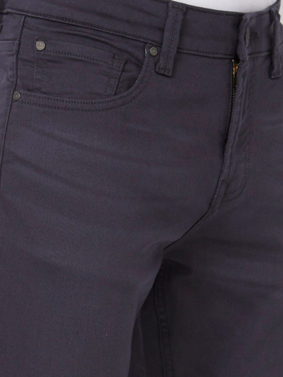 SPYKAR Men Clean Look Slim Fit Narrow Low-Rise Stretchable Jeans