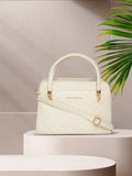 Lino Perros Off-White Quilted Handheld Bag