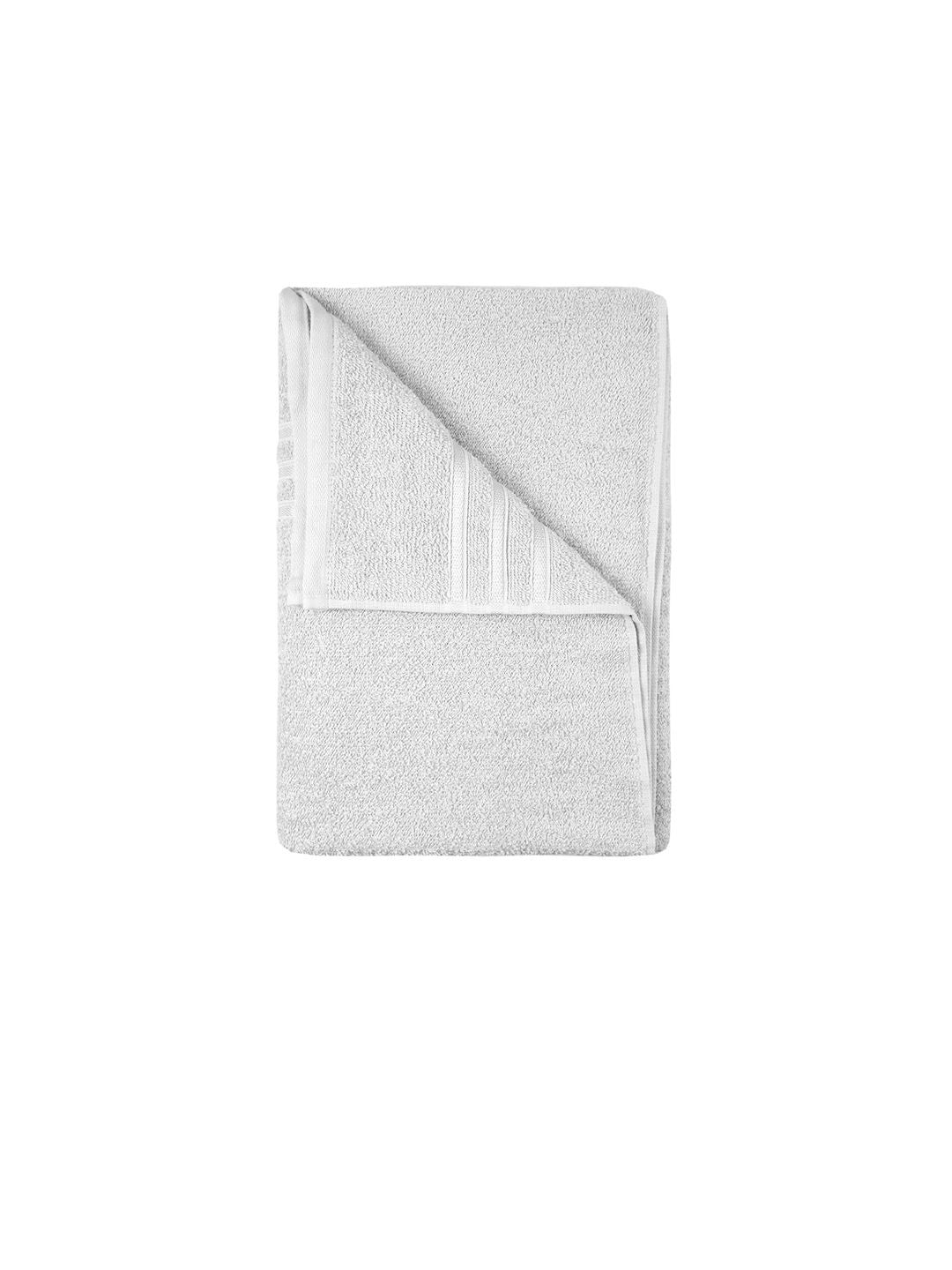 MYTRIDENT Grey 400GSM Pure-Cotton Bath Towel