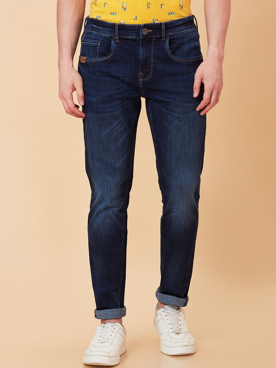Being Human Men Slim Fit Light Fade Jeans