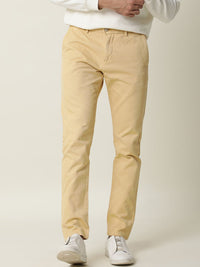 RARE RABBIT Men Pure Cotton Scotch Mid-Rise Slim Fit Trouser