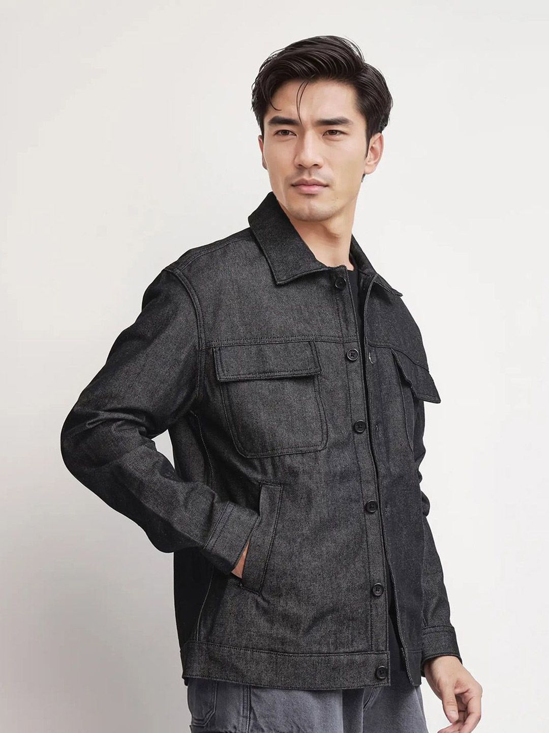 RARE RABBIT Men Tailored Jacket with Embroidered