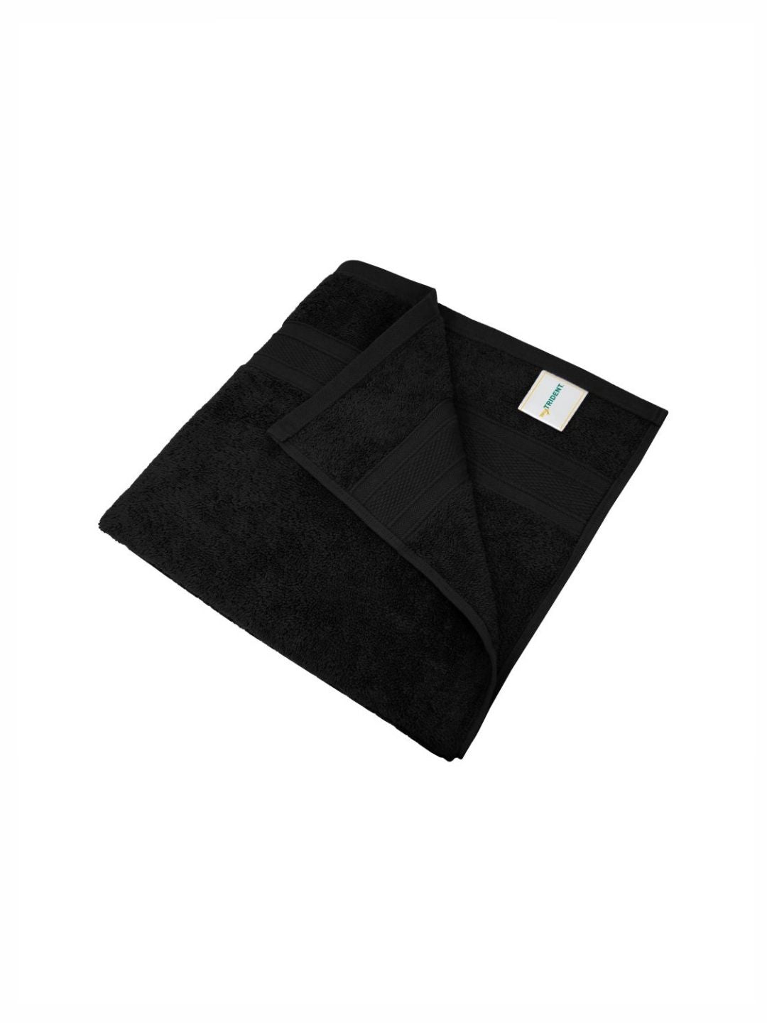 MYTRIDENT Black 2 Pieces Cotton 500 GSM Bath Towel
