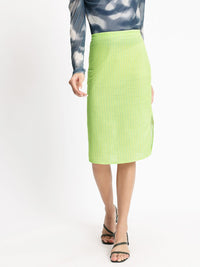 DressBerry Effortless Elegance Striped Flare Pencil Skirt