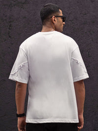 Powerlook Men Drop-Shoulder Sleeves T-shirt