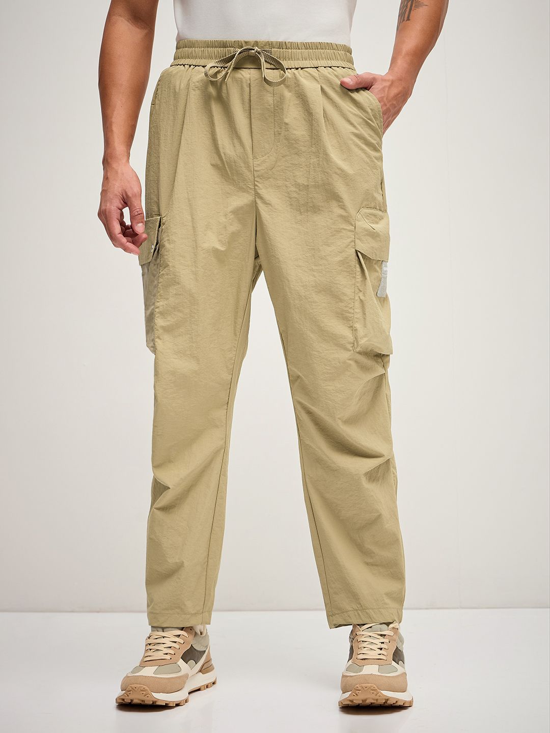 THE BEAR HOUSE Men Solid Cargo Trouser