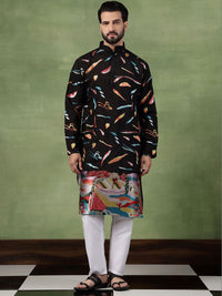 SOJANYA Men Embellished Thread Work Kurta