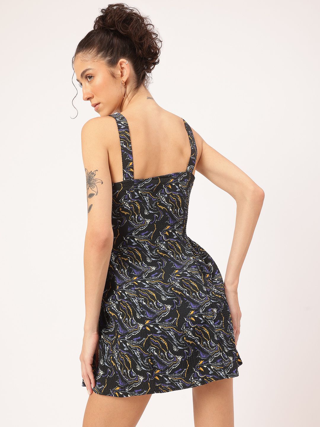 DressBerry Indie Fusion Printed Sleeveless Dress