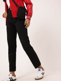 DressBerry Women Street Classic High Rise Straight Fit Jeans