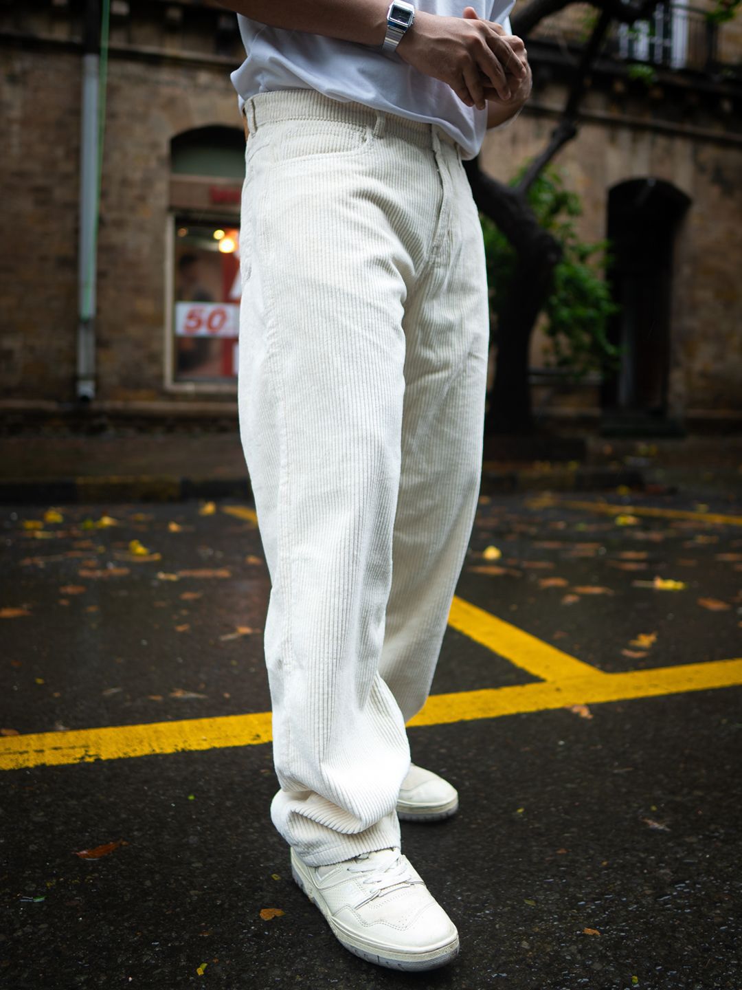 Powerlook Men Solid Regular Fit Trouser