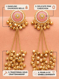 PANASH Circular Drop Earrings