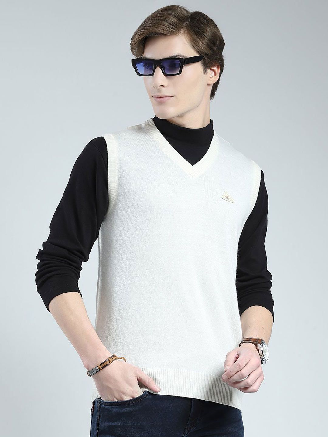 Monte Carlo Men Woollen Sweater Vest