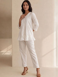 Baju Kasual Lurus Wanita House of Chikankari