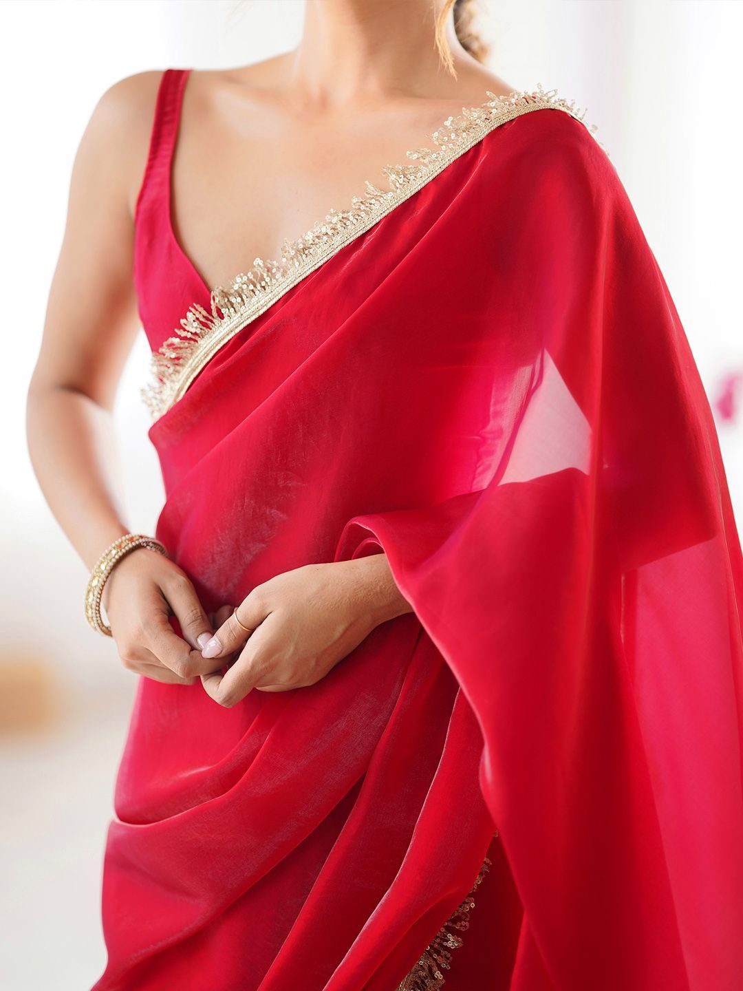 Saree mall Sequinned Embellished Sarees